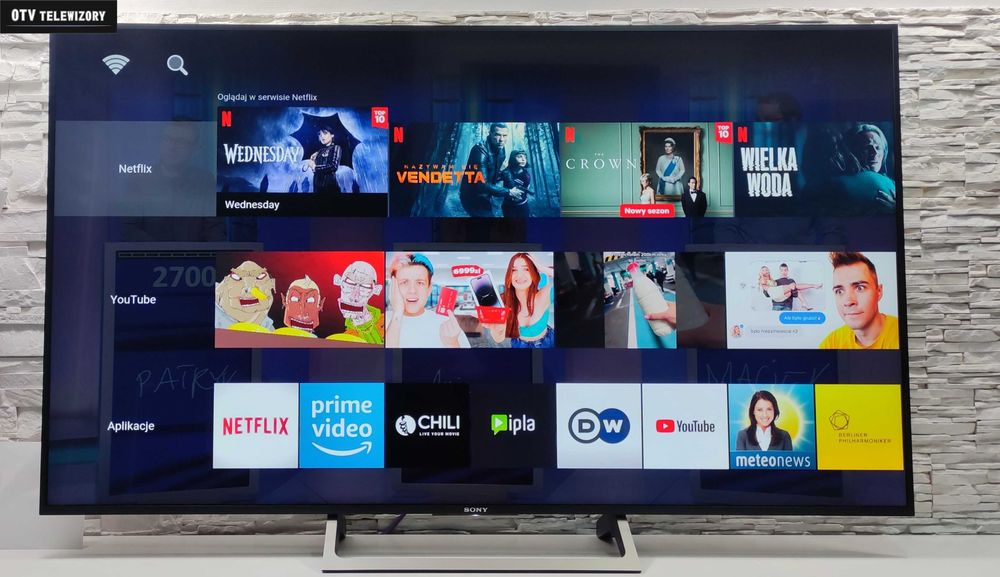 65 Cali Telewizor SONY LED HDR 4K SMART TV DVB-S2 Szczecin Dąbie • OLX.pl