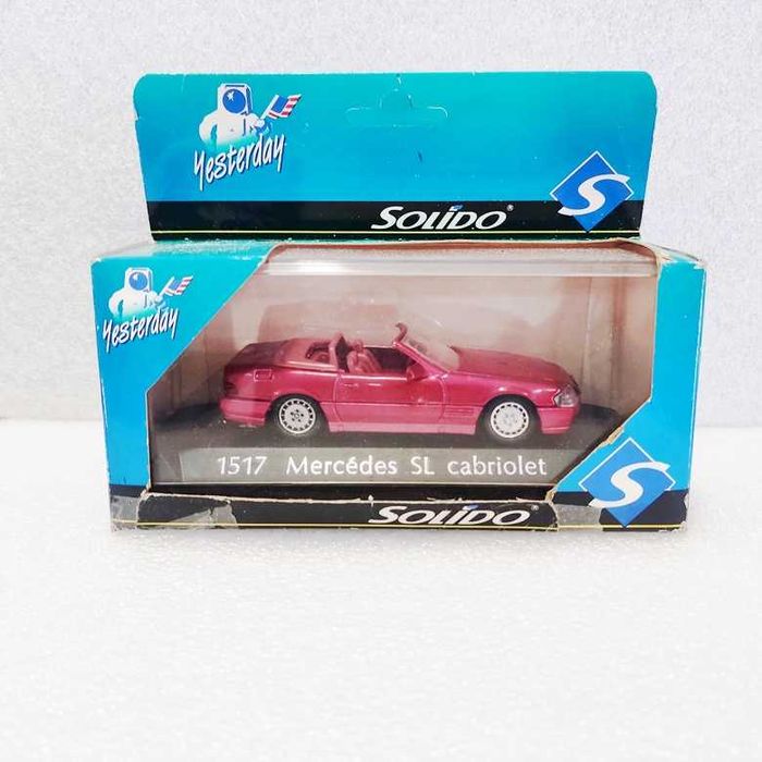 Mercedes SL Cabriolet Solido 1517 escala 1/43 na caixa