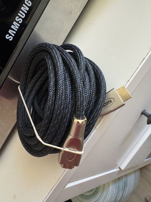 Kabel HDMI - HDMI  5 m metalowe koncówki