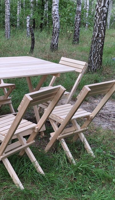 Розкладний набір садових меблів, розкладний стілець, столик для балкон