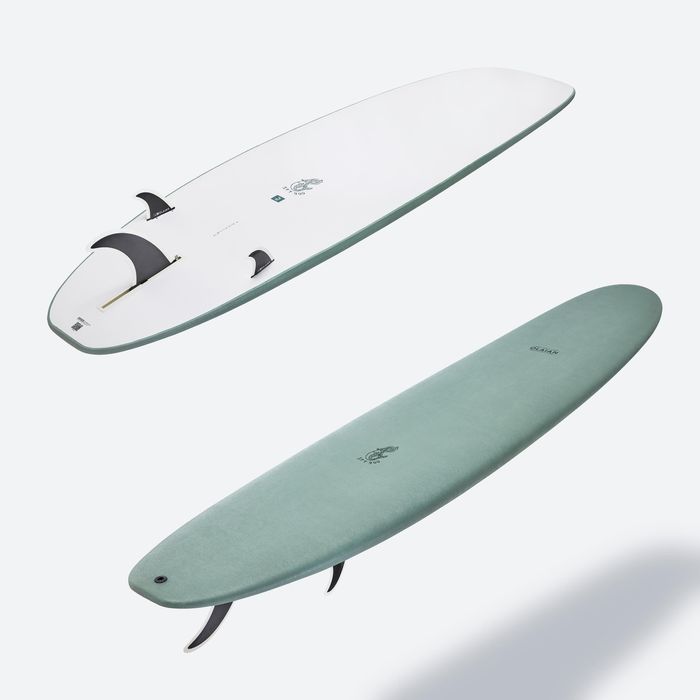 Prancha de Surf 900 Epóxi Soft 8'4' com 3 quilhas.