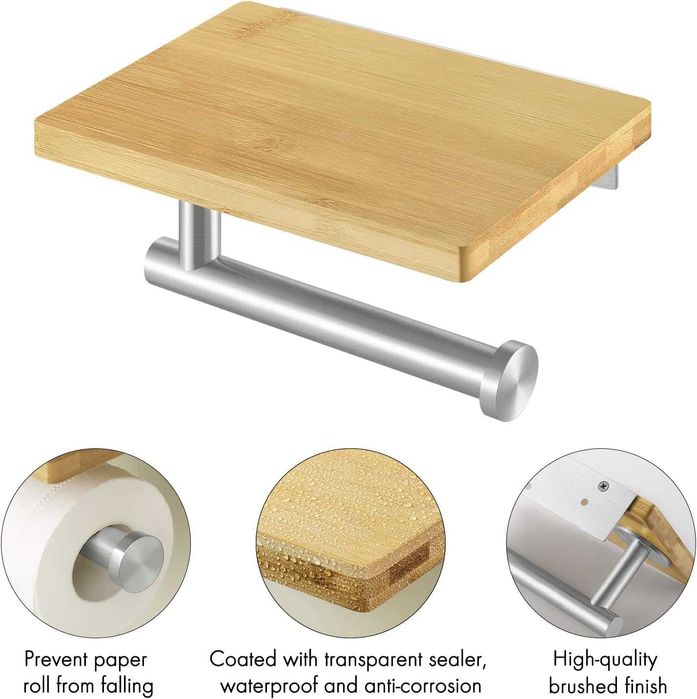 Nowy uchwyt na papier toaletowy/drążek/stal nierdzewna/!4389!