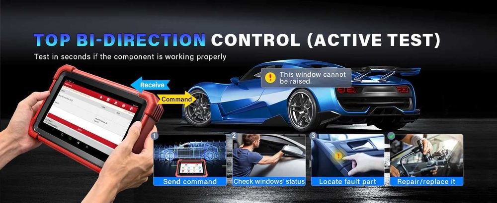 Launch CRP919X-BT M Maquina Diagnostico OBD Ligeiros + Motas (NOVO)