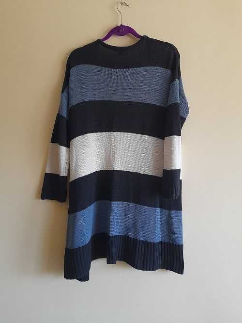 Sweter długi paski Esmara 42/44