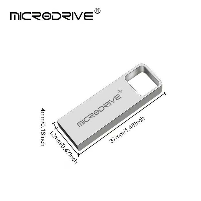 Zgrabny Pen Drive Microdrive USB2.0 64GB metalowy
