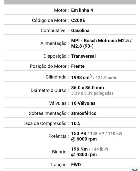 Opel calibra 16v