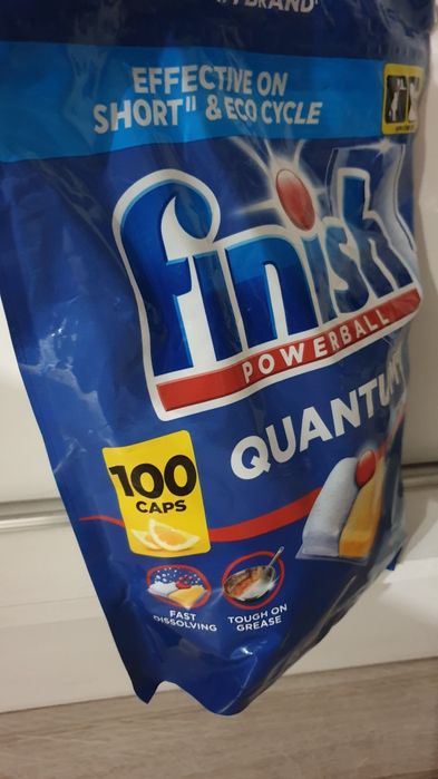 Kapsułki do zmywarki Finish Quantum 100 sztuk cytrynowe
