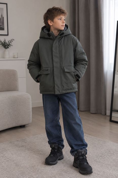 Куртка парка зимова хлопчику Zara 152