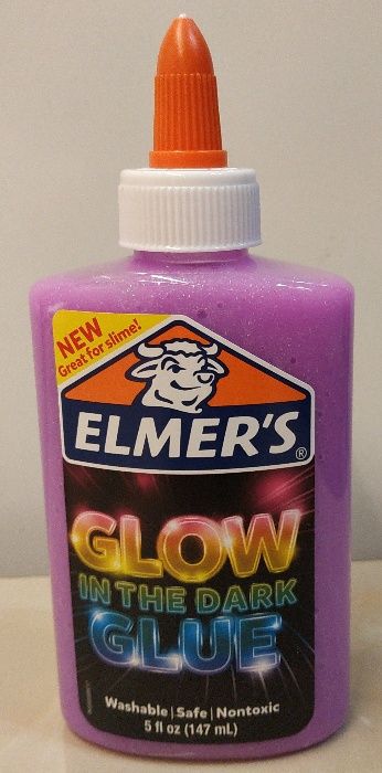 Клей с блестками светящийся для слайма Elmers