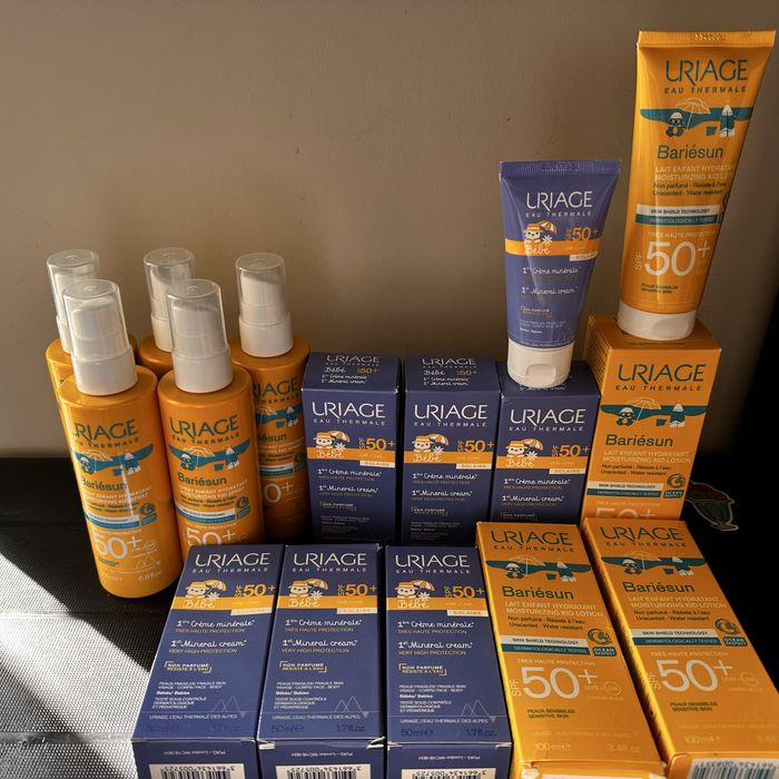 Uriage  дитячий сонцезахисний крем і спрей Франція