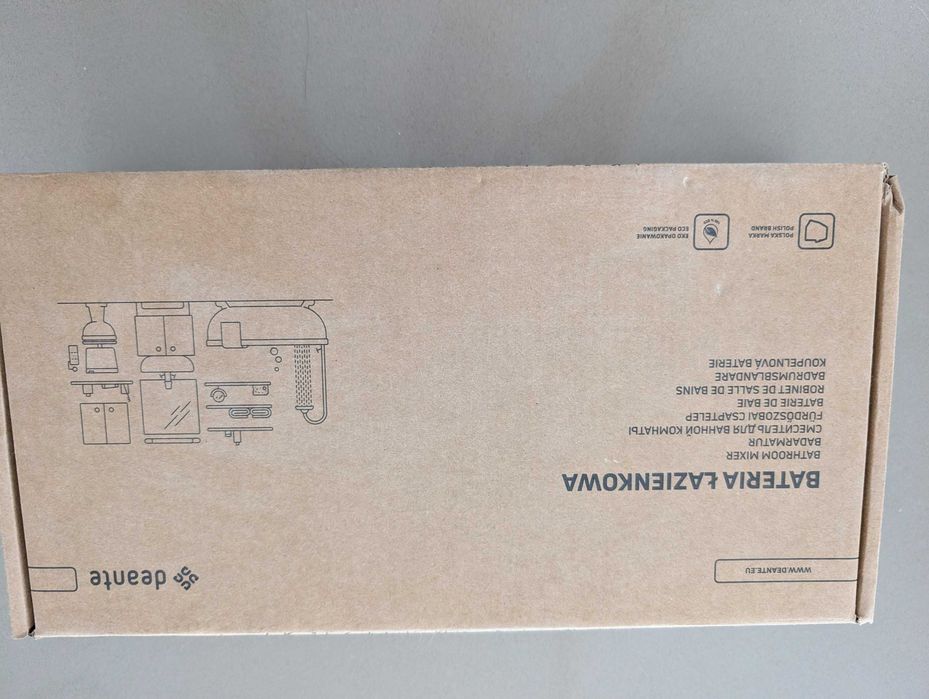 bateria bidetowa bidetka Deante Agawa chrom BQG_034M