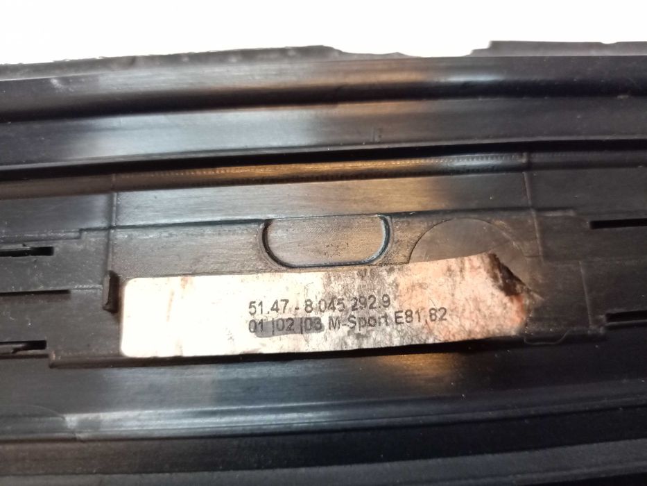 BMW E81 E82 Osłona progu, listwa progowa M-Pakiet KOMPLET