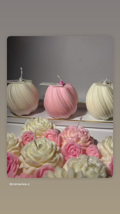 Vela espiral artesanal