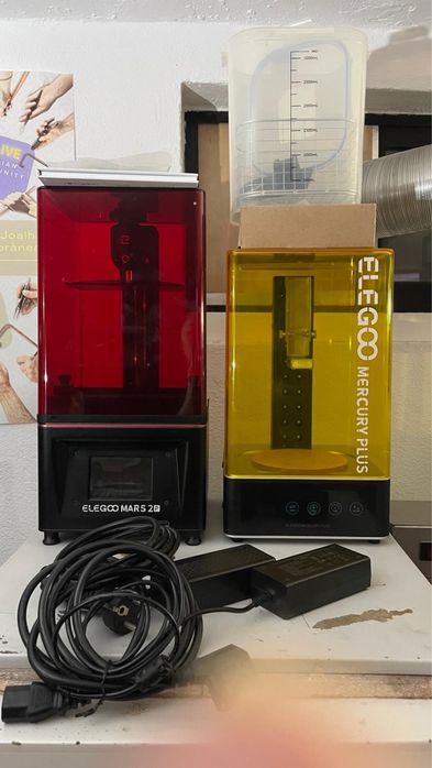 Impressora 3d Elegoo Mars 2pro + Mercury Plus + Mini Air Purifier