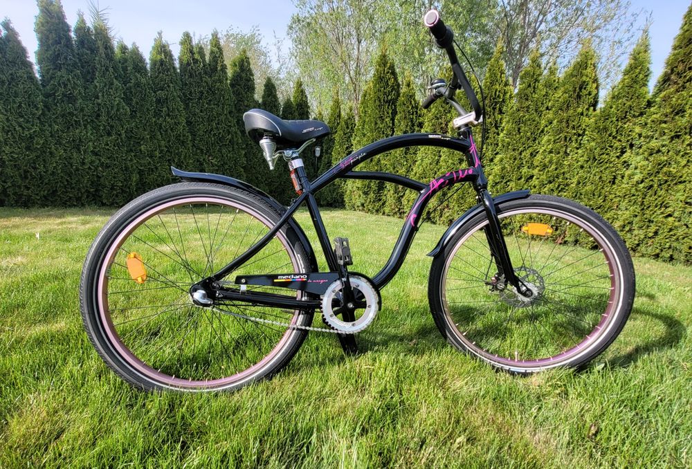 Rower miejski Medano Artist Purple