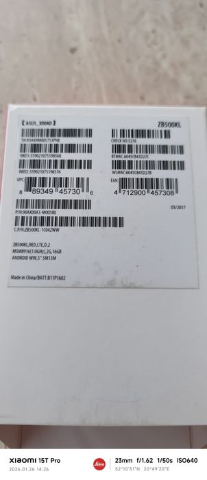 Telefon asus zenfone go zb500kl