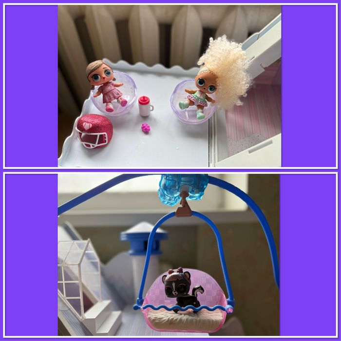 Зимовий будинок лол Шале лол ляльковий будинок лол surprise лялька