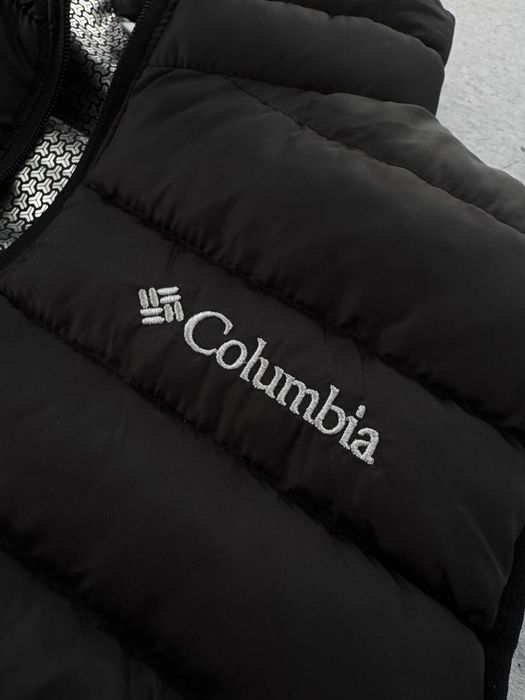 Жилет Columbia чоловічий чорний (Омні-Хіт) | Стьобана жилетка