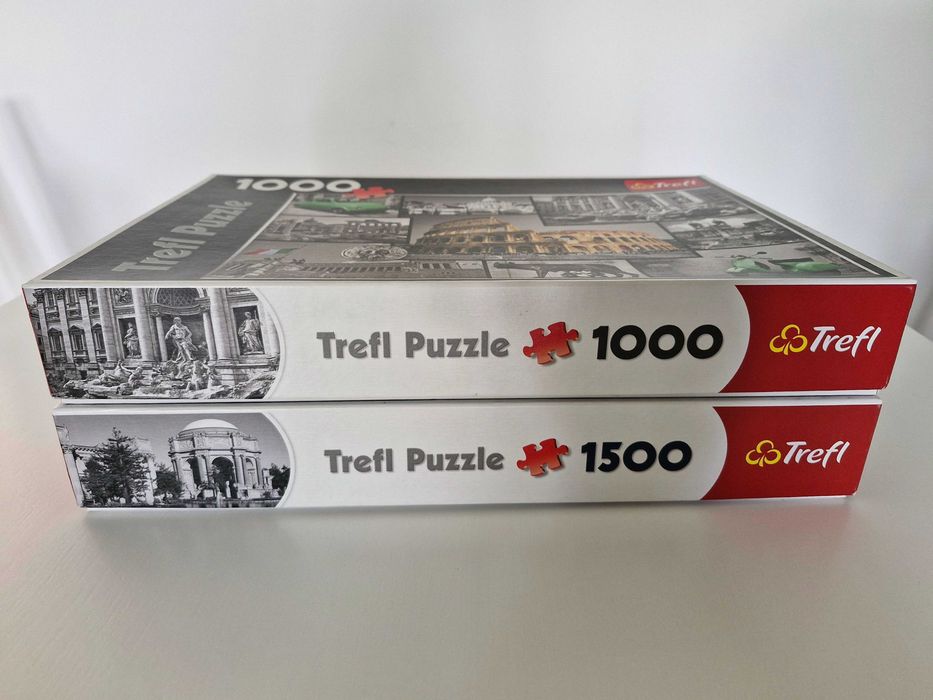 Puzzle Trefl kolaż x2 Rzym i San Francisco