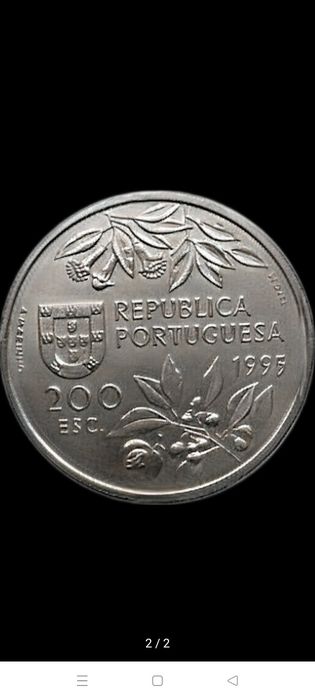 Moeda 200 Escudos VI Série Descobrimentos Na Rota das Especiarias