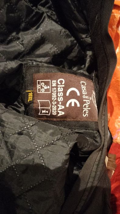 Casaco para mota da casa das peles