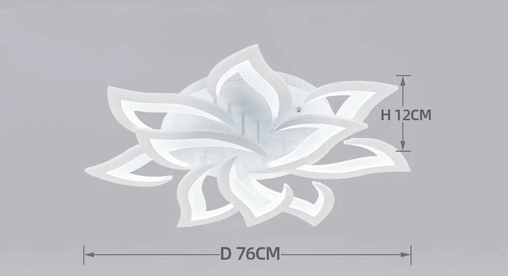 PIĘKNY Żyrandol LED Kwiat Lotosu *NOWY***DOSTAWA 48H* Gratis