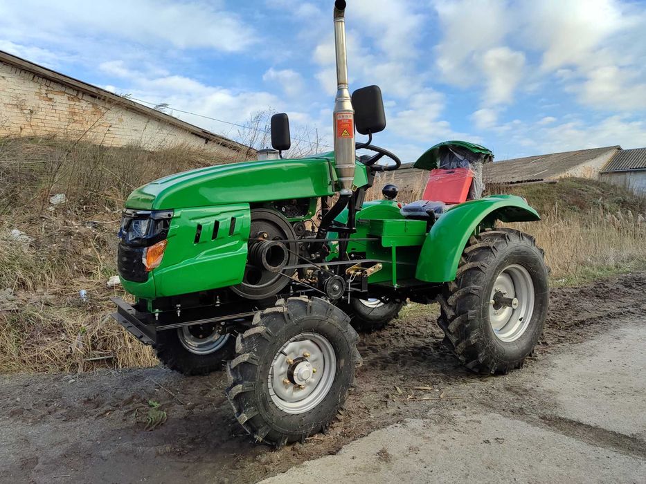 Трактор Кентавр 200В усиленный с фрезой и плугом