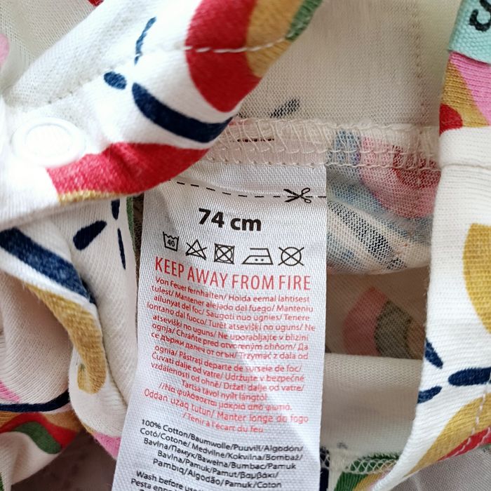 Rampers pajacyk z krótkim rękawem 74 Lilly + Sid nowy