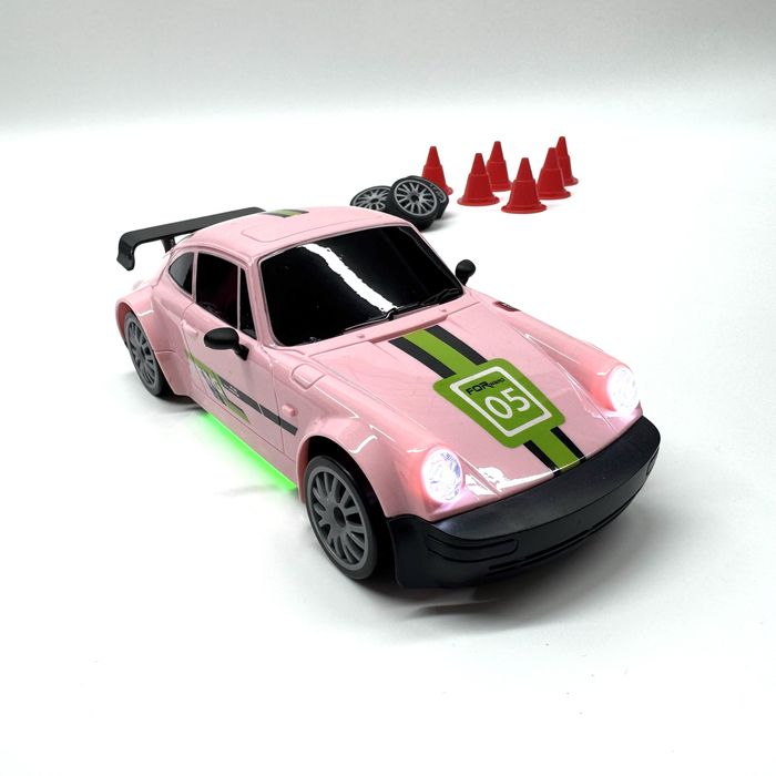 Дріфт машинка рожева Porsche 4WD на радіокеруванні з пультом