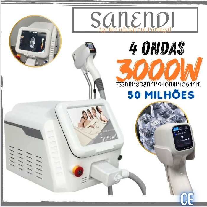 Curso Master Laser Díodo 3/4 Ondas 50h | + Máquina Laser 4 ondas + Remoção Tatuagem +Peeling Hollywood Teórica Online + Prática na Sua Clínica
