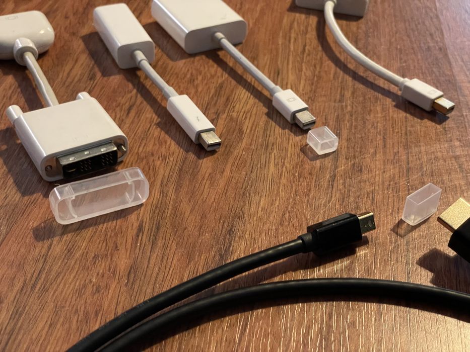  Thunderbolt Ethernet Adapters, HDMI, VGA, Mini DisplayPort, DVI64284552461825123