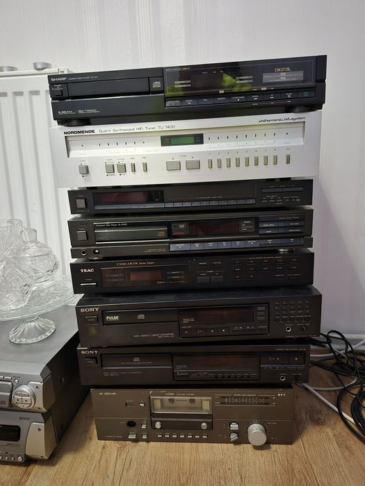Nordmende Tuner radiowo cyfrowy oraz 8 technics sharp sony innych sprzętów 110zł 1szt