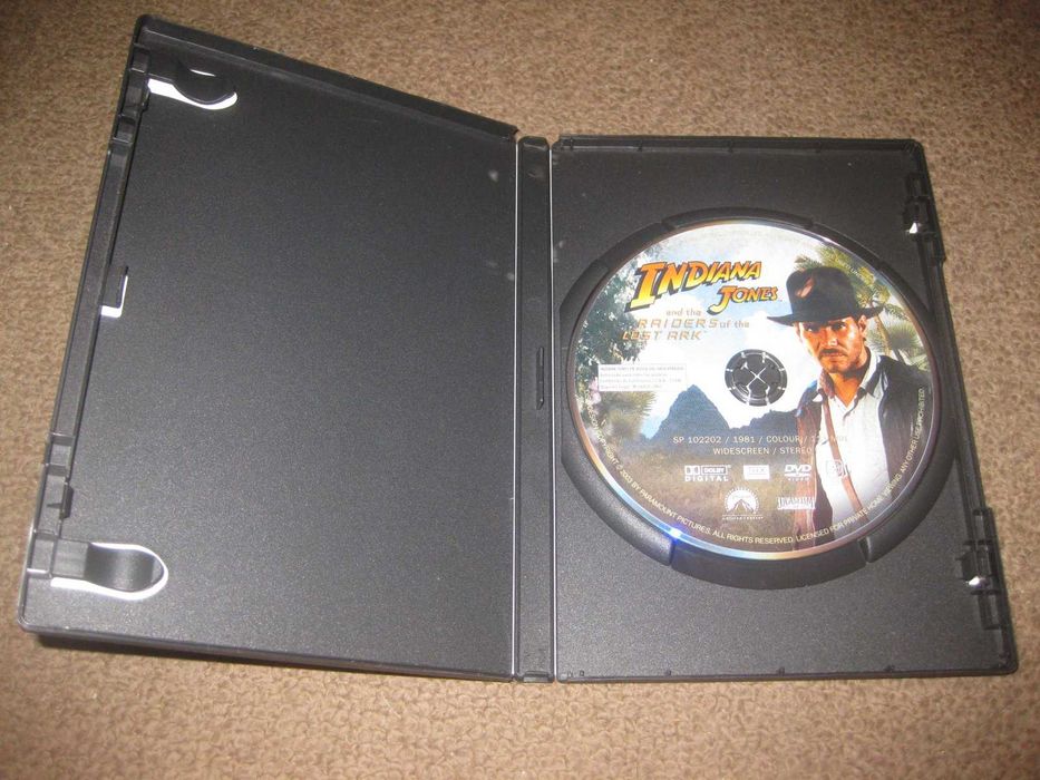 DVD "Os Salteadores da Arca Perdida" com Harrison Ford