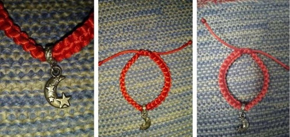 Браслеты одним лотом пластмассовый Шамбала красная нить оберег