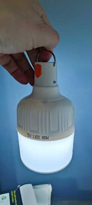 Туристичний світильник, лампа для кемпинга LED USB White