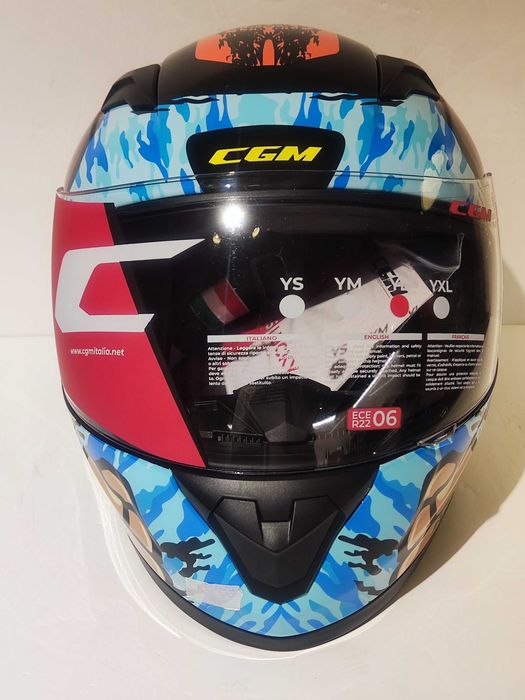 Capacete Infantil CGM Lucky integral mota scooter novo