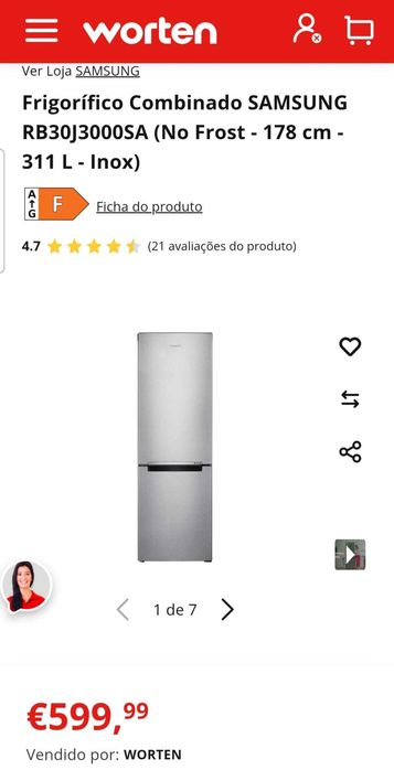 Frigorífico Samsung