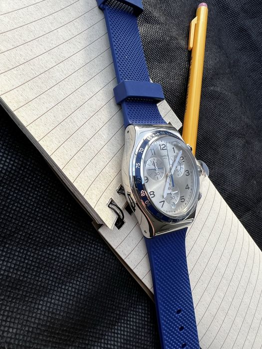 Swatch Irony Frescoazul, YVS439, Nowy, Full Set