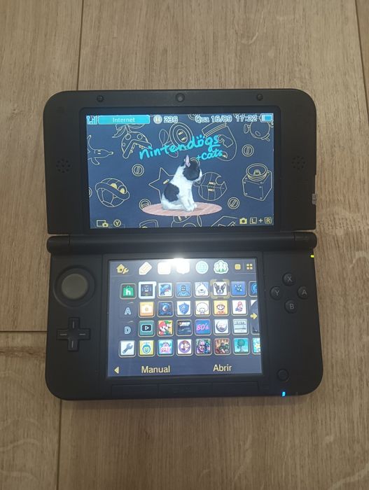 Nintendo 3DS XL Desbloqueada + 64GB + 7 Jogos Físicos