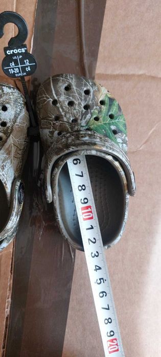 Босоножки Crocs Classic Kids RealTree Clogs Khaki 20