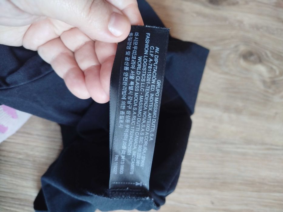 T-shirt damski Massimo Dutti czarny