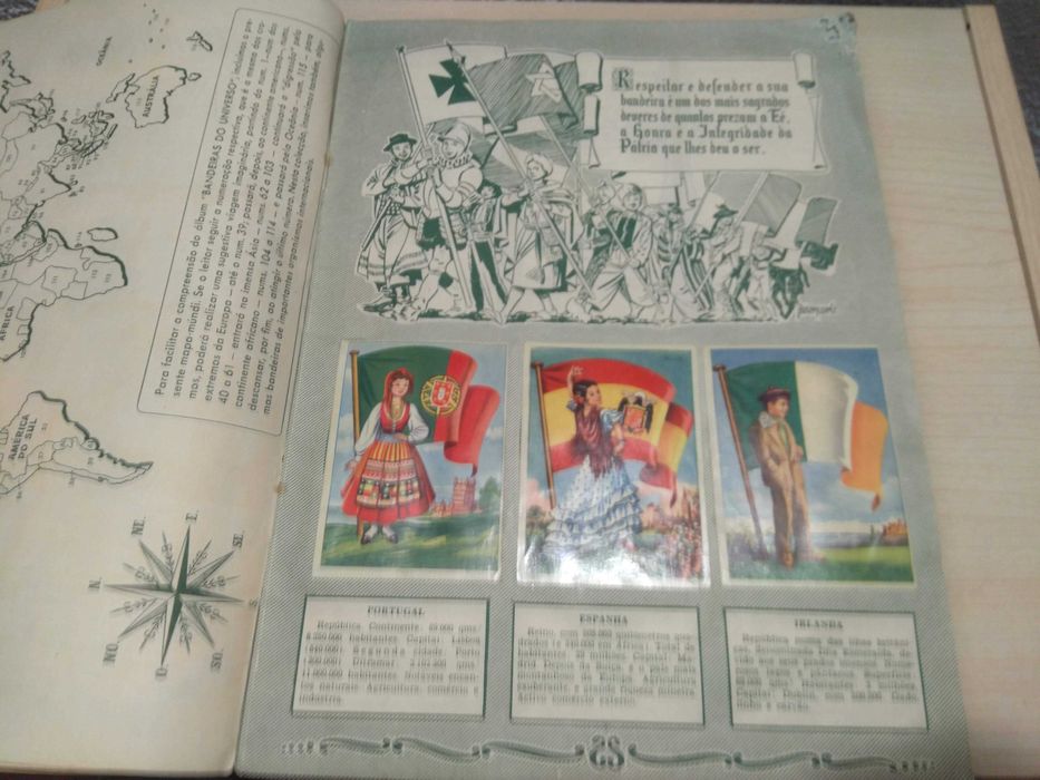 Caderneta de cromos - Bandeiras do Universo - Raridade