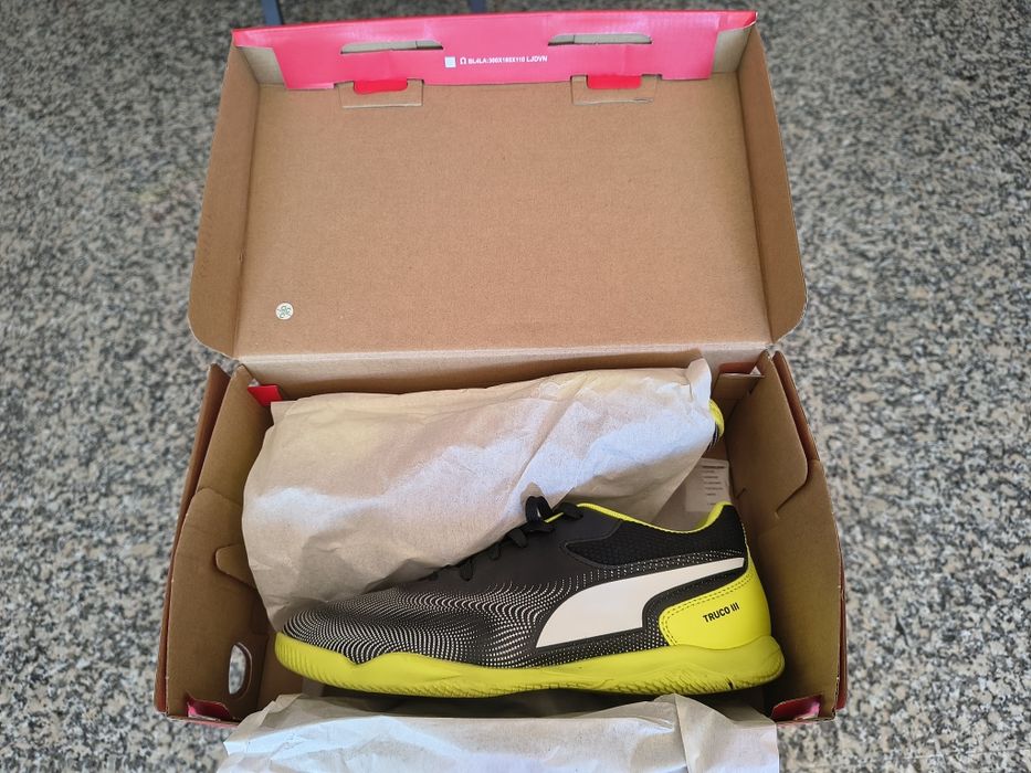 Chuteiras Futsal Puma Truco III (Tam. 40) – Como Novas na caixa original