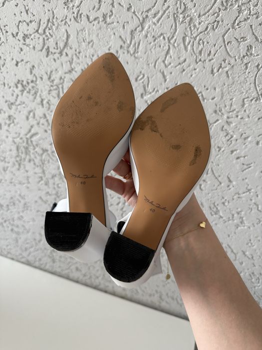 Весільні, білі туфлі, розмір 40