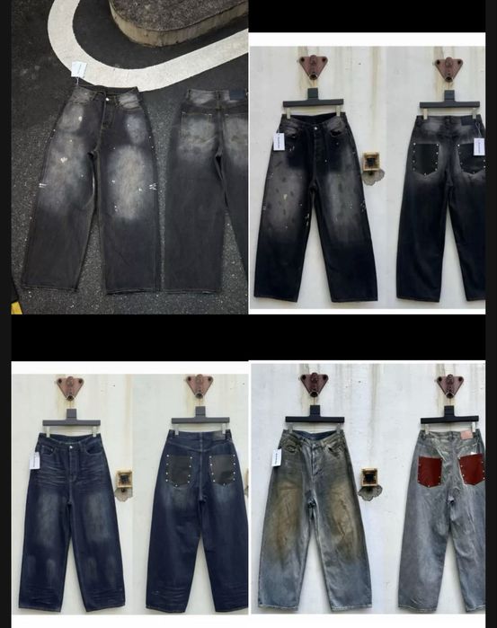 Джинсы Acne Studios loose fit jeans 2023 акне студио baggy широкие