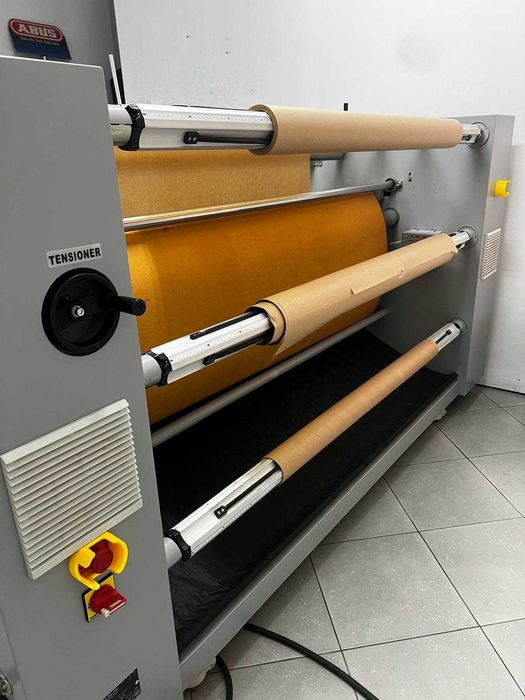 Calandra para sublimação térmica de tambor com óleo aquecido. (170cm)