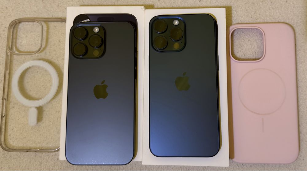 Vendo dois iphone 16 pro max e 15 pro max ambos 256
