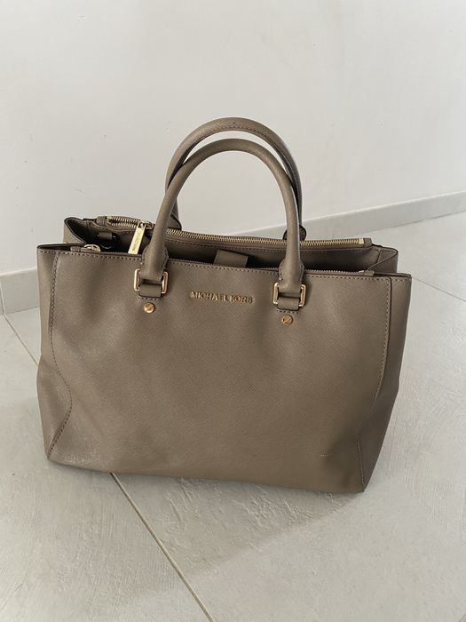 Michael Kors Saffiano beż torba torebka