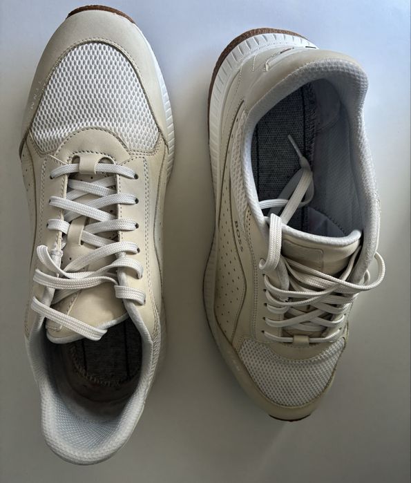 Sapatilhas BOSS TTNM EVO beges/branco Homem