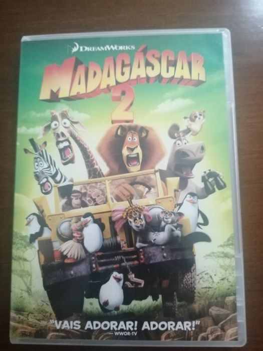 Coleção filmes infantis "Madagáscar"